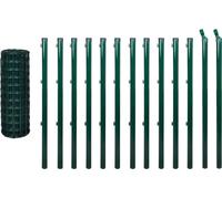 vidaXL Clôture européenne acier 25 x 1 m vert