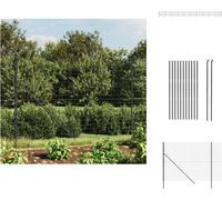 vidaXL Clôture grillagée Anthracite 2x25 m Acier galvanisé - Panneaux de clôture
