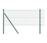 vidaXL Clôture hexagonale PVC 0,4 x 50 m Vert