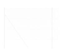 vidaXL Clôture hexagonale 1,5 x 10 m Acier galvanisé Argenté | Fait pour durer avec de l'acier galvanisé à chaud, Style moderne et pratique, Métal solide pour plus de résistance