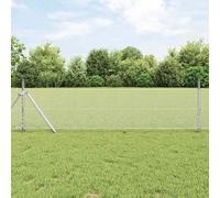 vidaXL Clôture hexagonale Argenté 0,5 x 50 m Acier galvanisé