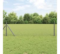 vidaXL Clôture hexagonale Gris 0,4 x 100 m PVC