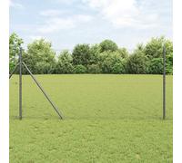 vidaXL Clôture hexagonale Gris 1,4 x 50 m PVC