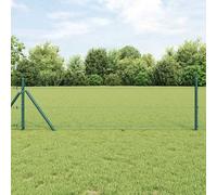 vidaXL Clôture hexagonale Vert 1,4 x 50 m PVC