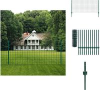 vidaXL Clôture métallique acier 20 x 0,8 m Vert - Panneaux de clôture