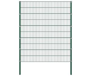 vidaXL Clôture Zaunfeld avec poteaux en fer, 1,7 x 2 mètres, vert