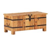 vidaXL Coffre 90x40x40 cm Bois d'acacia solide Marron