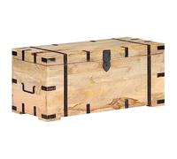vidaXL Coffre - Bois solide de manguier