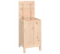 vidaXL Coffre à linge 44x44x76 cm pin massif