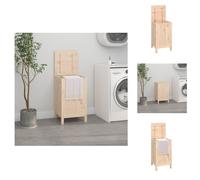 vidaXL Coffre à linge 44x44x76 cm Pin massif - Paniers à linge