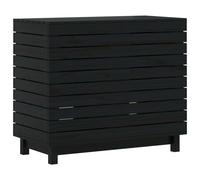 vidaXL Coffre à linge 88,5x44x76 cm pin massif