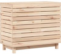 vidaXL Coffre à linge 88,5x44x76 cm pin massif