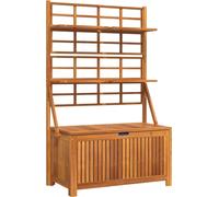 vidaXL Coffre de rangement avec treillis 99x50x160 cm Acacia massif 318760 Marron G