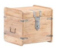 Vidaxl Coffre 40x40x40 Cm Bois D'acacia Solide