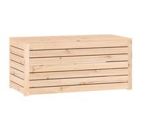 vidaXL Coffre de jardin 101x50,5x46,5 cm pin massif