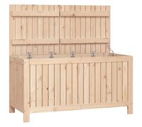 vidaXL Coffre de jardin 121x55x64 cm pin massif