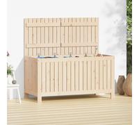 vidaXL Coffre de jardin 121x55x64 cm Pin massif - Coffre de jardin - Coffres de jardin - Boîte de rangement de jardin