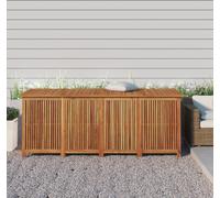 vidaXL Coffre de jardin 200x80x75 cm bois massif acacia - Coffre de jardin - Coffres de jardin - Outdoor Truhe - Garten Aufbewahrungsbox