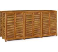 vidaXL Coffre de jardin 210x87x104 cm bois massif acacia