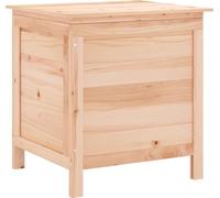 vidaXL Coffre de jardin 50x49x56,5 cm bois massif sapin