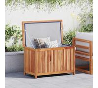 vidaXL Coffre de jardin 90 x 50 x 58 cm bois massif teck