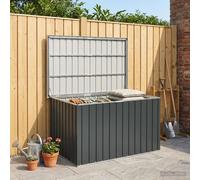 vidaXL Coffre de jardin anthracite 149x99x93 cm