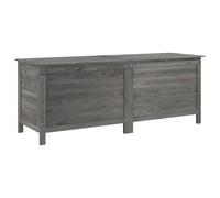 vidaXL Coffre de jardin Anthracite 150x50x56,5 cm Sapin massif