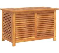 vidaXL Coffre de jardin avec fentes d'aération 90x50x56 cm bois massif acacia