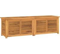 vidaXL Coffre de jardin avec sac 175x50x55 cm en bois massif de teck