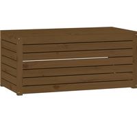 vidaXL Coffre de jardin brun miel 101x50,5x46,5 cm Pin massif