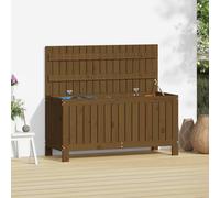 vidaXL Coffre de jardin brun miel 108x42,5x54 cm Pin massif - Coffre de jardin - Coffres de jardin - Boîte de rangement de jardin