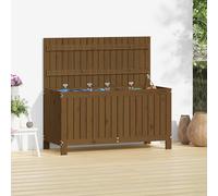 vidaXL Coffre de jardin brun miel 115x49x60 cm Pin massif - Coffre de jardin - Coffres de jardin - Boîte de rangement de jardin