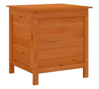 vidaXL Coffre de jardin Marron 50x49x56,5 cm Sapin massif
