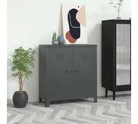 vidaXL Coffre de rangement - Anthracite