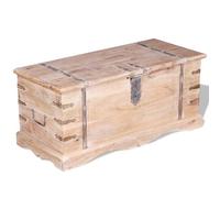 Vidaxl Coffre De Rangement Bois D'acacia