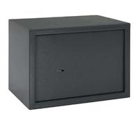 vidaXL Coffre-fort avec verrouillage Gris foncé 35 x 25 x 25 cm Acier