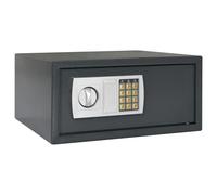 vidaXL Coffre-fort numérique électronique Gris foncé 42x37x20 cm Acier