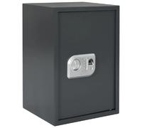 vidaXL Coffre-fort numérique Gris foncé 35 x 31 x 50 cm Acier