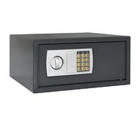 vidaXL Coffre-fort numérique Gris foncé 42 x 37 x 20 cm Acier
