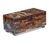 vidaXL Coffre Table Basse Bois de récupération Massif 80x40x35 cm