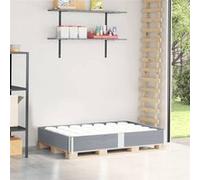 vidaXL Collier de palette gris 150x100 cm bois de pin solide