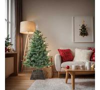 vidaXL Collier de sapin de Noël Noir 50 x 50 x 25 cm Jacinthe d'eau