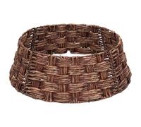vidaXL Collier de Sapin de Noël Rond Brun lavé Ø 105 x 28 cm