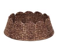 vidaXL Collier de Sapin de Noël Rond Marron Ø 105 x 28 cm