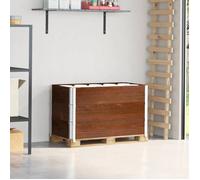 vidaXL Colliers de palette 3 pcs marron 100x50 cm bois de pin solide 3295373