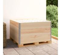 vidaXL Rehausses pour palettes 3 pièces 100 x 100 cm Bois de pin massif