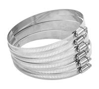 vidaXL Colliers de serrage 6 pcs 91-110 mm acier inoxydable 304, collier de serrage de tuyau, collier de serrage en acier inoxydable