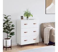 VidaXL Commode Blanc Brillant