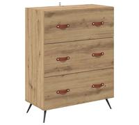 vidaXL Commode Chêne Artisanal 69,5 x 34 x 90 cm Bois d¿ingénierie