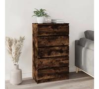 Vidaxl Commode - Chêne fumé
